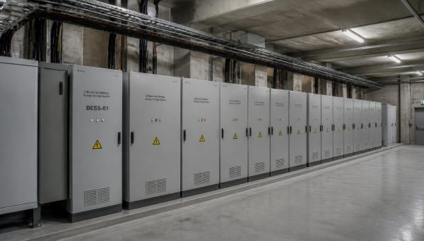 Lithium-ion battery energy storage system needing fire protection